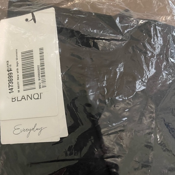 NWT BLANQI Maternity Belly Support High Rise Leggings in Navy Size Medium‎ - Picture 5 of 7